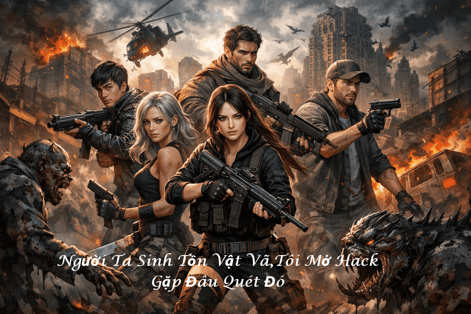 Người Ta Sinh Tồn Vật Vã,Tôi Mở Hack Gặp Đâu Quét Đó