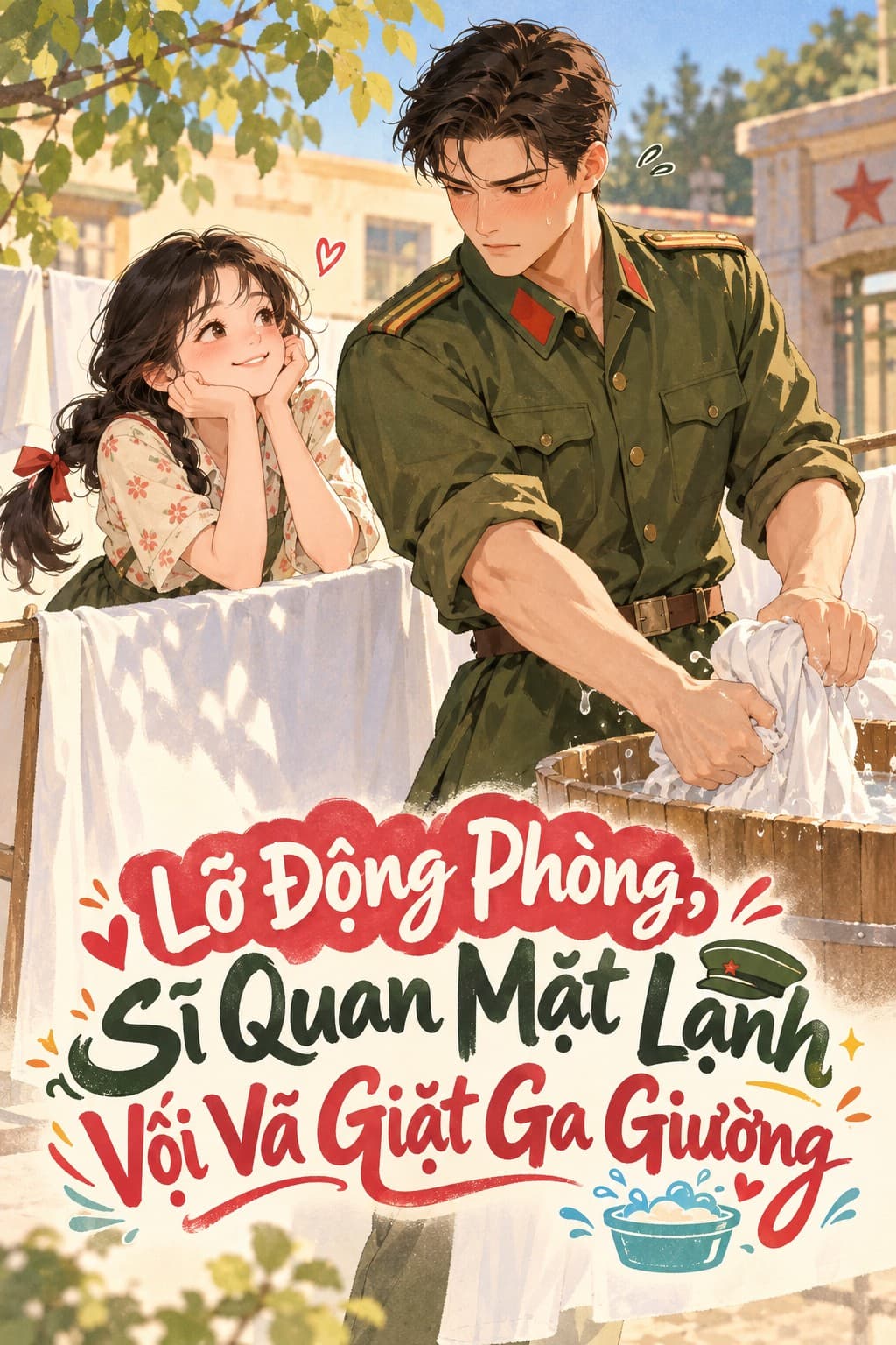 Lỡ Động Phòng, Sĩ Quan Mặt Lạnh Vội Vã Giặt Ga Giường