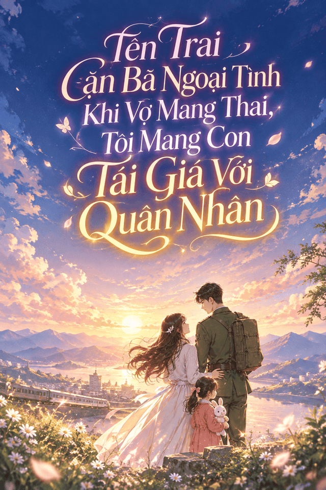 Tên Trai Cặn Bã Ngoại Tình Khi Vợ Mang Thai, Tôi Mang Con Tái Giá Với Quân Nhân