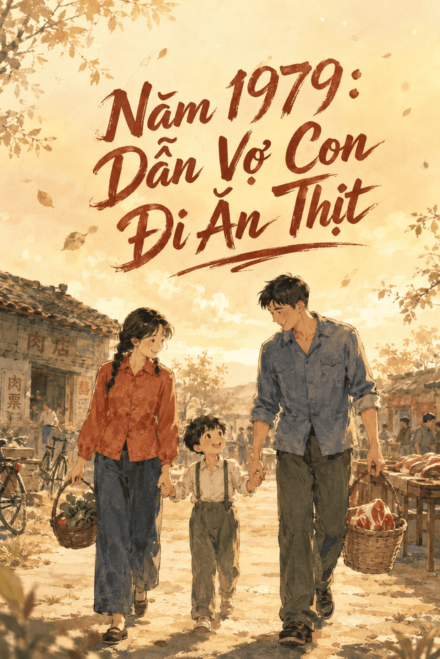 Năm 1979: Ăn thịt cùng vợ và các con.