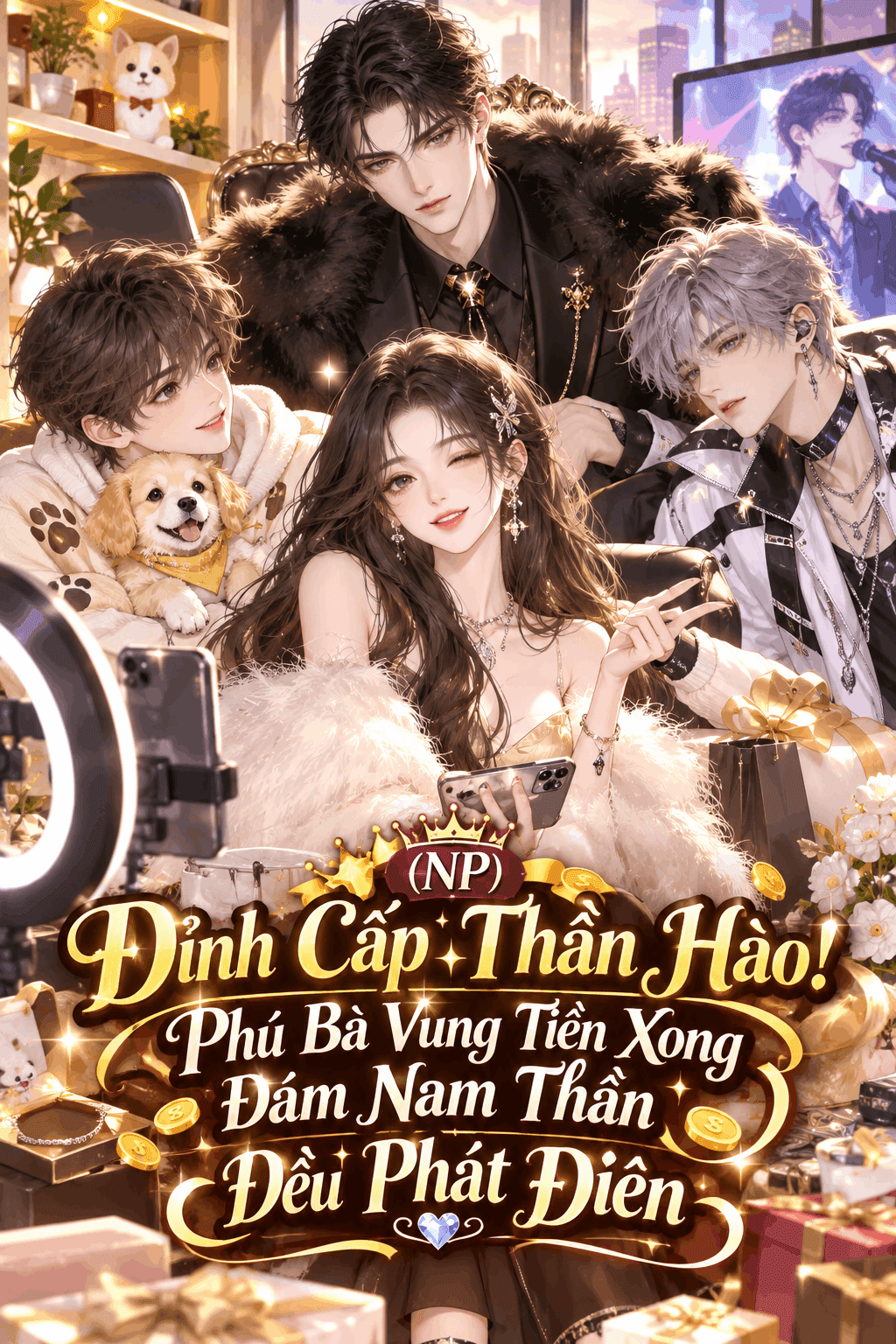 (NP) Đỉnh Cấp Thần Hào! Phú Bà Vung Tiền Xong Đám Nam Thần Đều Phát Điên