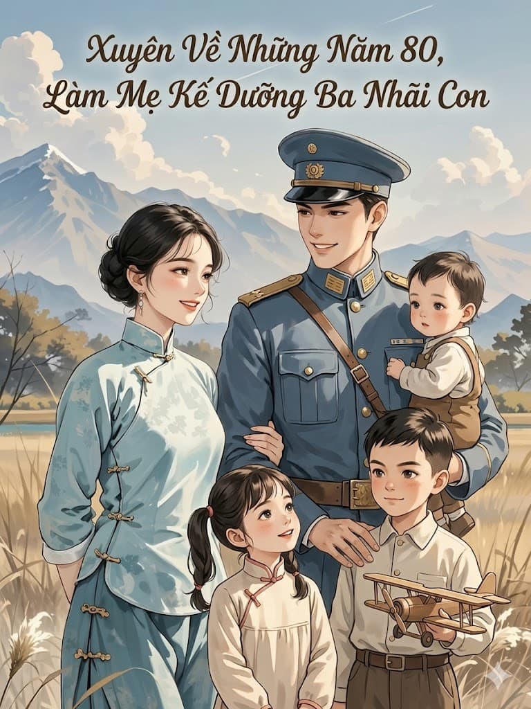 Xuyên Về Những Năm 80, Làm Mẹ Kế Dưỡng Ba Nhãi Con