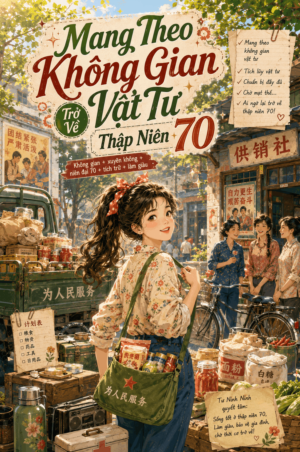 Mang Theo Không Gian Vật Tư Trở Về Thập Niên 70